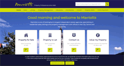 Desktop Screenshot of marriotts.net