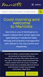 Mobile Screenshot of marriotts.net